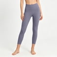 thumbnail image 2 of JGGSPWM (XL-6XL) Plus Size Women's Ultra Soft High Waisted Seamless Leggings Inner Wear Thin Tummy Control Yoga Pants Gray XXXXXXXL, 2 of 9