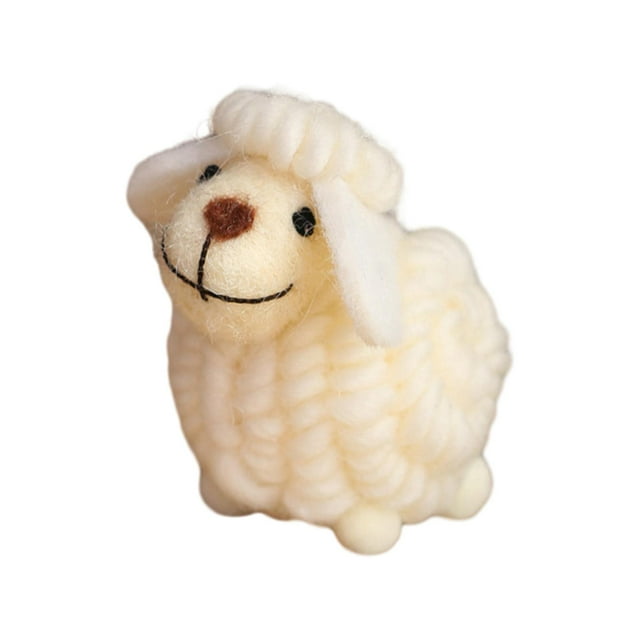 Adorno de Fieltro Navideño, Decoración Colgante para de Navidad, Juguetes de Fieltro, Adorno de Escritorio en Miniatura para Chimenea Y Sala de Estilo B