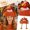 B, variant on Turkey Knit Hat Thanksgiving Costume Hat for Men Women Soft Warm Yarn Novelty Party Headwear Fall Winter B One Size