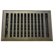 6 x 14 Madelyn Carter™ Modern Chic Oil Rubbed Bronze Wall and Floor Vent Cover - Steel (7.25 x 15.5 Overall)