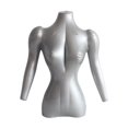 thumbnail image 3 of TISHITA Upper Body Mannequin PVC Multifunctional Clothing Display Propsinflatable Shirt Form Display Model for Scarves Swimwear Sales Women with Hand, 3 of 8