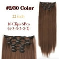 thumbnail image 2 of Long Straight Clip-in Synthetic Hair Extensions, 2 of 26