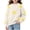 White, variant on Girls Long Sleeve Sweaters, Star Print Cute Lightweight Sweater, Kids Trendy Fall Winter Pullover Tops 6-12Y