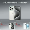 thumbnail image 2 of for iPhone 15 Pro Max Phone Case, Shockproof for iPhone 15 Pro Max Case,  Grade Drop Protection, Protective Hard Back Slim Case for iPhone 15 Pro Max 6.7'', Frosted Green, 2 of 12