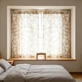 thumbnail image 4 of Cortinas cortas impresas en 2D para cocina – Juego de cenefas lavables para dormitorio y baño – Cortinas decorativas de tela que filtran la luz con estampado resistente a la decoloración para ventana, 4 of 6