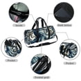 thumbnail image 2 of Fish Sports Bag, Shoe Bag, Basketball Bag, Soccer Bag - Size 17.7 Inches with Interior Zipper Pocket - Large Capacity - Ideal for Gym, Travel, and Sports Matches, 2 of 6