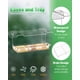 thumbnail image 4 of Comedero para pájaros LMHOME Clear Cardinal con soporte para 5 pájaros, 4 of 6