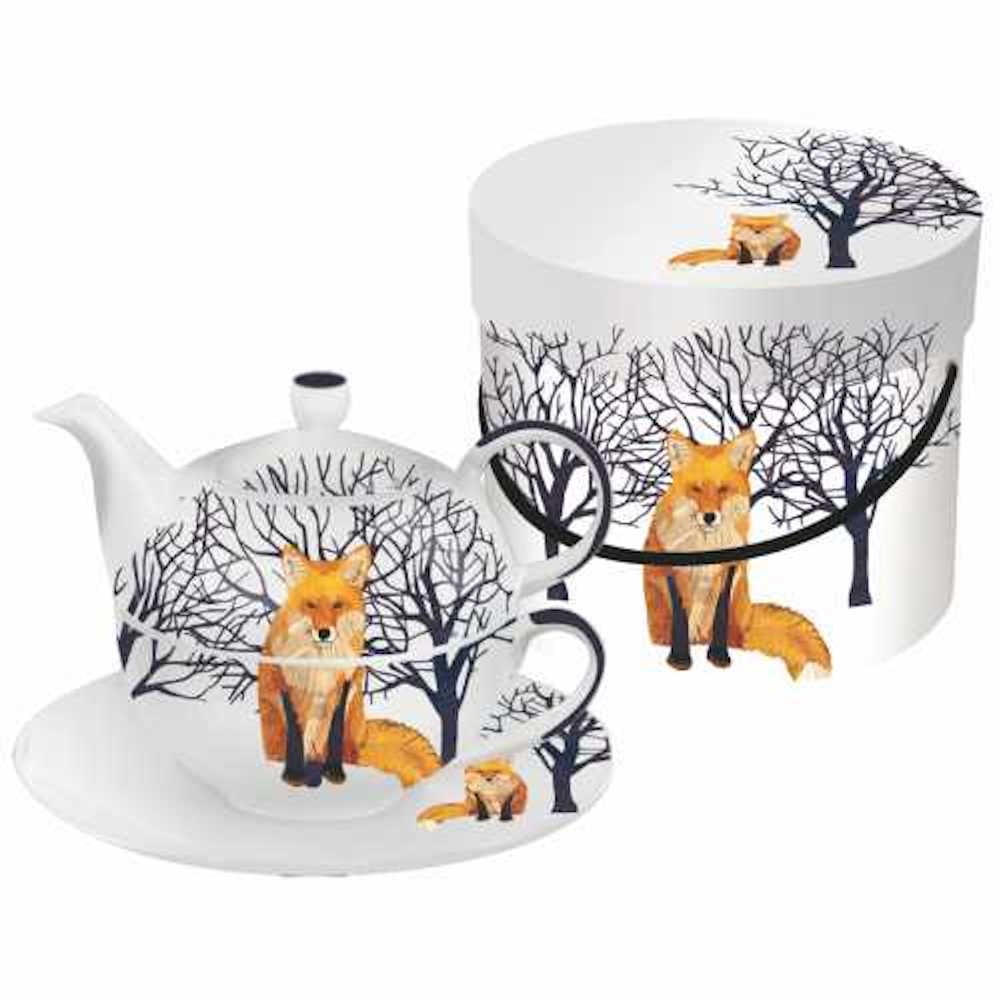 fox tea set