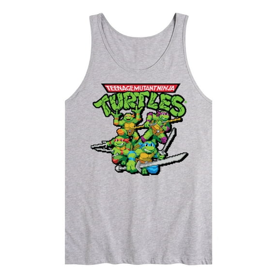Teenage Mutant Ninja Turtles - Gaming Group And Logo - Men's Jersey Tank Top