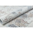 thumbnail image 6 of Mason Brooks Cressida CA30A Stonington Gray Abstract Contemporary Gray Area Rug, 2'6" x 4', 6 of 9