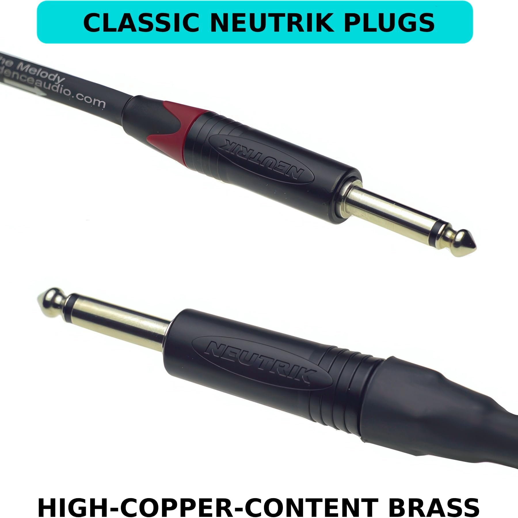 Evidence Audio The Melody Instrument Cable Straight to Straight Plugs 10 feet 3 m