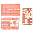 thumbnail image 3 of letairis Base d'Action Support d'Affichage Adapté pour 1/60 1/100 PG Support Action MG Figurine Rouge, 3 of 9