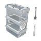 thumbnail image 5 of Caja de alimentación para cucarachas, casa transparente, cómoda, caja de cría, transparente Estilo A, 5 of 9