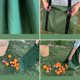 thumbnail image 2 of Fruit Picking Bag Vegetable Harvest Apples Berry Garden Picking Bag Garden Apron,farm helper, free your arm and hand,green ,large size, 2 of 5