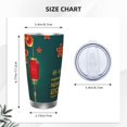 thumbnail image 4 of Año de la serpiente 2025 Feliz Año Nuevo chino 2025 Vaso de acero inoxidable Taza de café de viaje de 20 oz Taza térmica portátil con tapas, 4 of 7