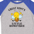 thumbnail image 4 of Inktastic Cute Bee Great Aunt's Little Honeybee with Stars Boys or Girls Toddler T-Shirt, 4 of 5