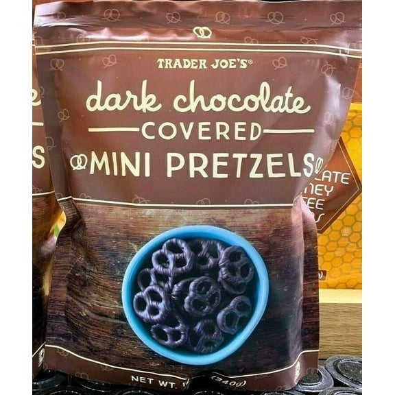 Trader Joe's Dark Chocolate Covered Mini Pretzels 12oz