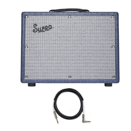 Supro 1970RK Keeley Custom 10 Tube Combo Amp (1x10-inch, 25-Watt) with 10' Cable