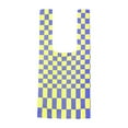 thumbnail image 3 of facefd Grid Pattern Lady Shoulder Bag Handbag Hand Bag Women Totes Purple Yellow, 3 of 8