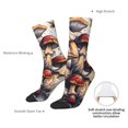 thumbnail image 4 of Vsdgher Cute Forest Mushrooms Crew Socks for Men & Women, Breathable Casual Athletic Ankle Socks, 4 of 6