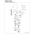 thumbnail image 3 of Kingston Brass FB8491DKL Kaiser Double-Handle 4" Centerset High-Arc Bar Faucet, Polished Chrome, 3 of 4