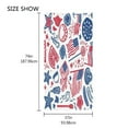 thumbnail image 4 of Ryvnso Artistic National Flag Oversized Beach Towel Microfiber Bath Blankets Swimming Fitness 37" x 74", 4 of 5
