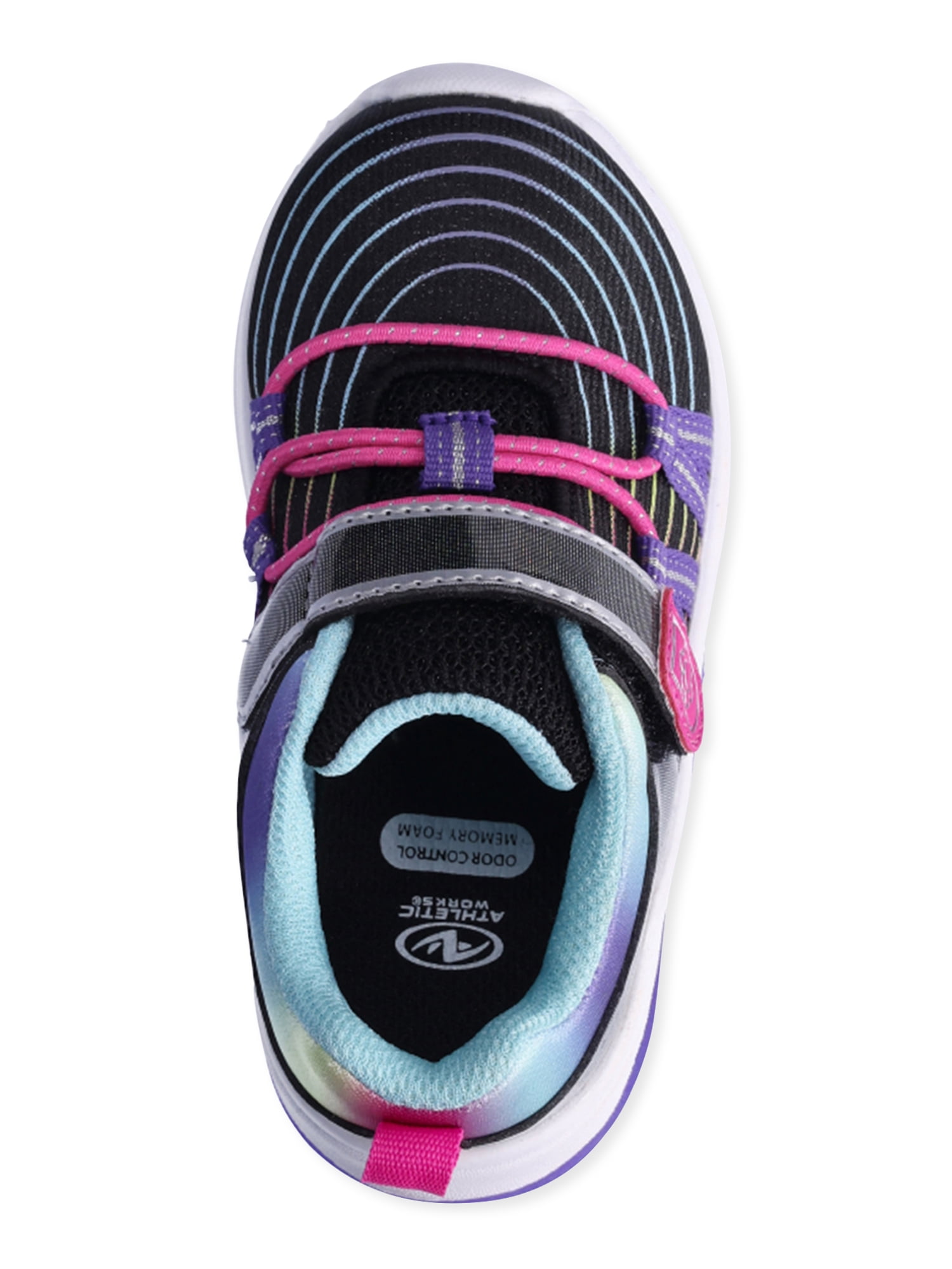 Athletic Works Girl's Low Top Light Up Sneakers