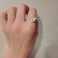 thumbnail image 3 of PVCS Cute Angel Ring Women's Opening Adjustment Ring Jewelry Ring, 3 of 7