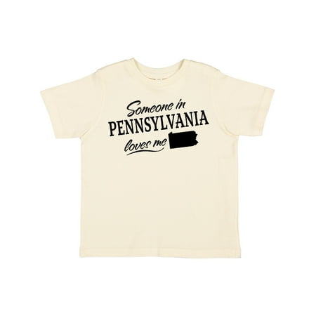 

Inktastic Someone in Pennsylvania Loves Me Gift Toddler Boy or Toddler Girl T-Shirt