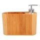 thumbnail image 2 of Refillable Soap Pump Bottle with Toothbrush and Comb Holder, Portable Shampoo and Conditioner Dispenser for Home and Travel, Space Saving Bathroom, 2 of 5