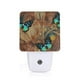 thumbnail image 1 of Fotbe Vintage Butterfly Green Luz Nocturna LED, Luz de Noche con Sensor de Luz Natural de Anochecer a Amanecer, Se Enchufa a la Pared, Blanco Cálido 0.5W-UK, 1 of 7