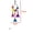 3, variant on Swing Hanging Standing Chewing Toy Hammock Climbing Ladder, Cage Colorful Toys Suitable for Budgerigar, Parakeet, Conure, Cockatiel, Mynah, Love Birds, Finches