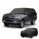 thumbnail image 1 of Funda para auto impermeable para todo clima, protección exterior completa contra el sol y la lluvia, con tiras reflectantes, negra para Toyota 4Runner, 1 of 5