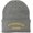 Grey, variant on Afghanistan Veteran Beanie Embroidered Military Hat Winter Knit Cap Gift for Men Women (Black)