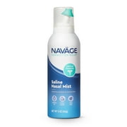 Navage Saline Nasal Mist Clinical Formula Extra Comfort Drug-Free Hydration and Congestion Relief – Sterile Saline Spray for Sensitive Noses 1 Pack