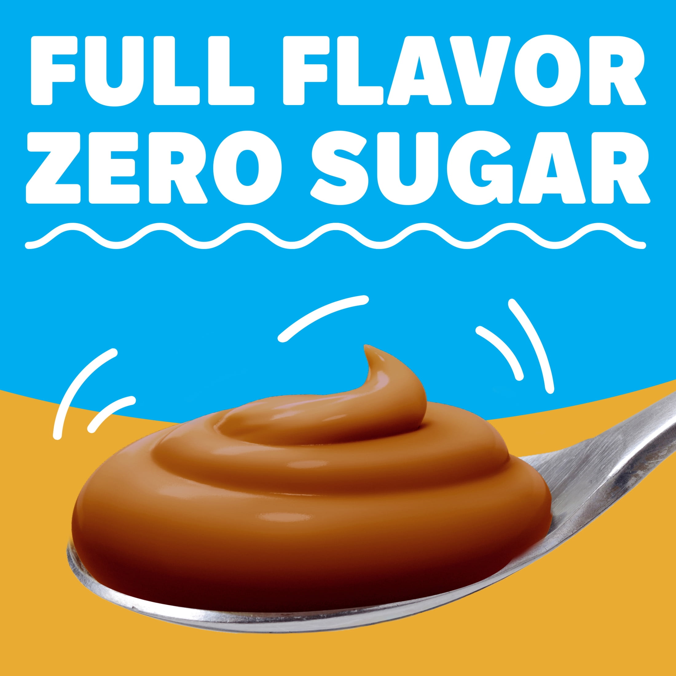 Jell-O Butterscotch Zero Sugar Instant Reduced Calorie Pudding & Pie Filling Mix, 1 oz Box