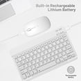 thumbnail image 4 of Combo de teclado y mouse Bluetooth inalámbrico recargable Guiheng, 4 of 7