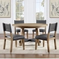 thumbnail image 3 of Steve Silver Aubrey Driftwood Finish 54-inch Round Dining Table, 3 of 9