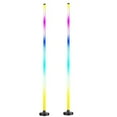 thumbnail image 2 of RGB Floor Lamp under $5! Cagogo RGB LED Floor Lamp, 1.2m Corner Ambient Light, Color Changing Modern Floor Lamp, Smart Sync Music Lamp for Living Room Bedroom, 2 of 3