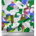 thumbnail image 1 of Soimoi Rayon Crepe Fabric Multicolor Camouflage Print Fabric by Yard 46 Inch Wide, 1 of 1