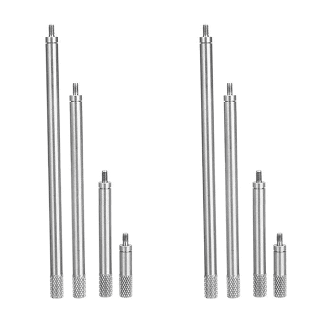 8Pcs Dial Digital Indicator HSS Dia 5mm Indicator Dial Rod Extension Stem Rod 25/50/75/100mm Length M2.5