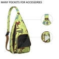 thumbnail image 2 of Dino Skeleton Shoulder Bag&nbsp;- Unique Prehistoric Design Sling Pack (Stylish & Functional), 2 of 4