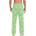 thumbnail image 4 of Green teddy bear Christmas pattern Mens Pajama Pants Lounge Soft Sleep Pant Men Pajama Bottoms with Pockets Drawstring, 4 of 5