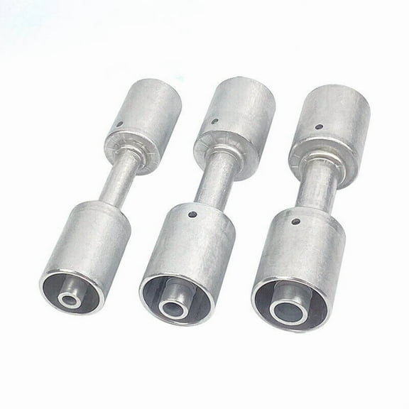 R12 Auto AC Fitting Straight Beadlock Splice Standard Barrier Hose 3/8 1/2 5/8