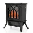 thumbnail image 5 of LA TALUS Electric Fireplace Heater, Indoor Fireplace Heater with 3D Realistic Flame Landscape Effect, Adjustable Thermostat, Overheating Safe Design, Two Heat Settings, 750W/1500W, 5 of 12