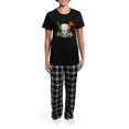 thumbnail image 4 of CafePress - Stewart Skull Women's Dark Pajamas - Women's Short Sleeve Print T-Shirt and Pants Dark Cotton Pajama Set, 4 of 7