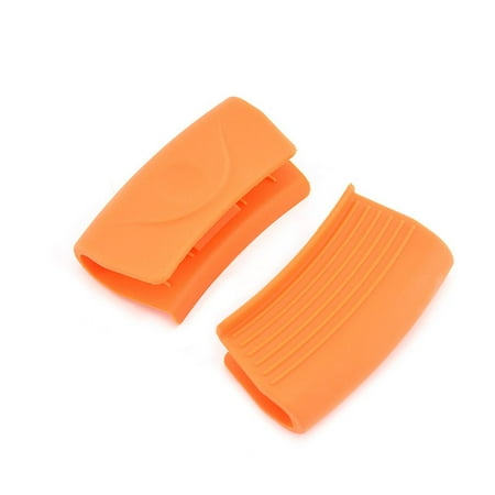 

Cake Non Stick Kitchen Tool Anti-Scald Non-Slip Pot Handle Protectors Pot Handle Cover Silicone Lid Insulation Clips ORANGE
