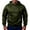 LL#- 006Army Green, variant on Tactical Hoodies Pullover Men Half Zip Up Big and Tall Long Sleeve V Neck Sweatshirt Casual Fall Fleece Hooded Jacket Lightweight Sport Pullover Tops with Arm Zip Pocket Black M
