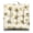 Bee Theme, variant on Gothic Boho Floor Pillow Fluffy Square Meditation Cushion with Golden Sun & Moon Design