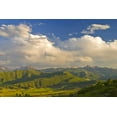 thumbnail image 2 of Lord, Fred 18x13 Black Ornate Wood Framed with Double Matting Museum Art Print Titled - CO, Aspen, Summer sunset on green mountain vista, 2 of 4